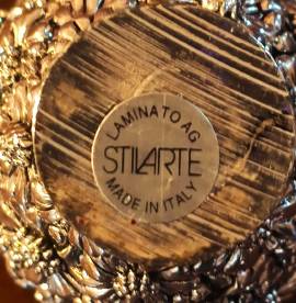 PICCOLO VASO STILARTE LAMINATO ARGENTO. PICCOLO VASO STILARTE LAMINATO ARGENTO.