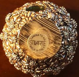 PICCOLO VASO STILARTE LAMINATO ARGENTO. PICCOLO VASO STILARTE LAMINATO ARGENTO.