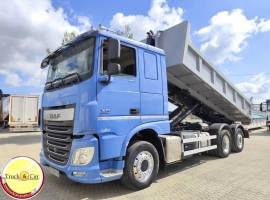 RIF.727 DAF XF 460 – MOTRICE 3 ASSI – GANCIO SCARRABILE NUOVO BOB – ADR – DA 26 TON – CASSONE SCARRA