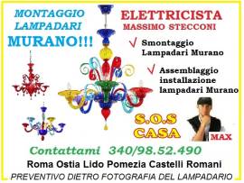 Plafoniere e lampadari installazione 20 euro
