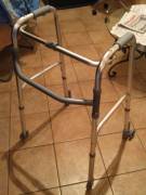 DEAMBULATORE A BALCONCINO pieghevole in alluminio