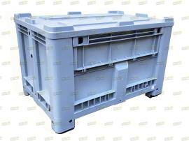 Casse pallet bins con coperchio 