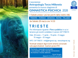 La nuova stagione di GINNASTICA PSICHICA 2026 (Trieste)