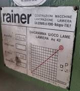 SCANTONATRICE RAINER MOD 250/6 AD ANGOLO FISSO SCANTONATRICE RAINER MOD 250/6 AD ANGOLO FISSO