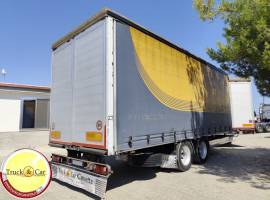 RIF.1258 RIMORCHIO BIGA CARLUX – 2001 – CASSONE CENTINATO ALZA/ABBASSA IDROELETTRICO COPRI/SCOPRI