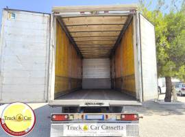 RIF.1258 RIMORCHIO BIGA CARLUX – 2001 – CASSONE CENTINATO ALZA/ABBASSA IDROELETTRICO COPRI/SCOPRI