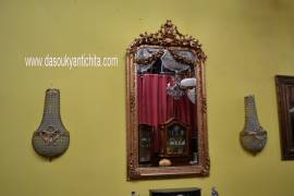 Coppia di applique a mongolfiera a due luci stile Impero