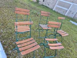 SEDIE PIEGHEVOLI DA GIARDINO USATE 