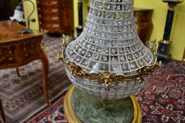 Lampadario a mongolfiera altezza 77 cm.