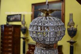 Lampadario a mongolfiera altezza 77 cm.