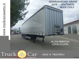 RIF.1044 SEMIRIMORCHIO KRONE SD – CENTINATO ALZA/ABBASSA COPRI/SCOPRI BUCA COILS – 2015 RIF.1044 SEMIRIMORCHIO KRONE SD – CENTINATO ALZA/ABBASSA COPRI/SCOPRI BUCA COILS – 2015