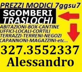 ROMA TRASLOCHI  A PREZZI INIMITABILI TRASPORTI SGOMBERI OVUNQUE 7GG SU7 TEL. 327-3552337