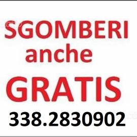 ROMA SGOMBERO GRATIS APPARTAMENTI UFFICI LOCALI BOX CANTINE 7GG SU7