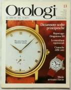 RIVISTA OROLOGI - LE MISURE DEL TEMPO Anno 2 - N.13 Novembre 1988 perfetto 