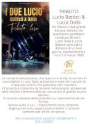 TRIBUTO LUCIO DALLA MUSICA LIVE – CONCERTI - PER EVENTI AZIENDALI - EVENTI PRIVATI - EVENTI PUBBLICI
