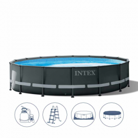 Intex 26326 piscina con telaio Ultra Frame XTR cm 488x122 pompa filtro a sabbia  CODICE PRODOTTO: MX