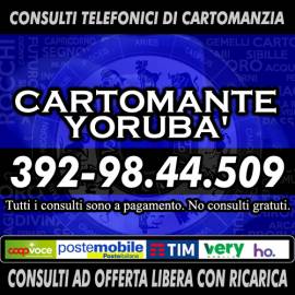 Chiama il CARTOMANTE YORUBA' per una consulenza esoterica al telefono a basso costo!