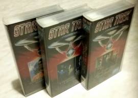 3 VIDEOCASSETTE VHS STAR TREK EDIZIONE ORIGINALE 1996  COME NUOVO 