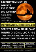 OFFERTA PRIMA RICARICA 40 MIN A 10€