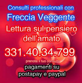 CONSULTI TELEFONICI CON FRECCIA VEGGENTE