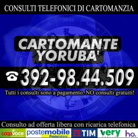Yorubà & i Tarocchi - Consulto telefonico di Cartomanzia con offerta libera
