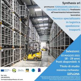 Tecnico specializzato in logistica, spedizioni e trasporti