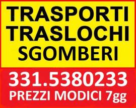 Traslochi Trasporti Sgomberi Smaltimenti 7 giorni su 7