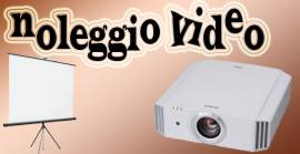 Noleggio service,videoproettore + telo e aste a sole 50€