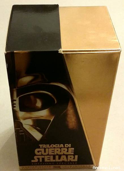 Cofanetto Guerre stellari trilogia edizione speciale 3 VHS come nuovo