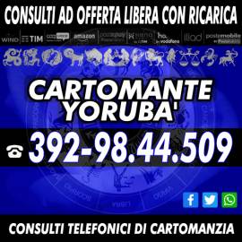 La Cartomanzia con offerta libera con ricarica telefonica: il CARTOMANTE YORUBA'