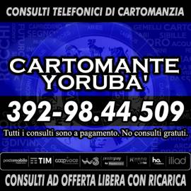 La Cartomanzia con offerta libera con ricarica telefonica: il CARTOMANTE YORUBA'