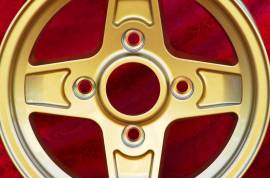 4 pz. cerchi Lancia Campagnolo 7x13 ET10 Fulvia