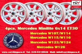 4 pz. cerchi Ford/Mercedes Minilite 6x14 ET30 Cons