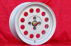 4 pz. cerchi Fiat Ronal 7x15 ET25 4x98 silver 124 