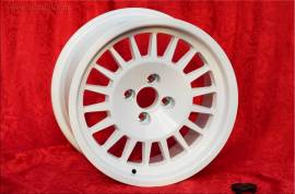 Set Cerchi 7.5x15 9.5x16 Renault 5 Maxi Turbo Whit