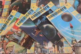 ENCICLOPEDIA CONOSCERE 11 FASCICOLI VINTAGE 1958 FABBRI EDITORI
