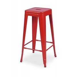 HOCKER PER BAR PARIS ISPIRATE TOLIX ROSSO