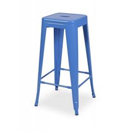 HOCKER PER BAR PARIS ISPIRATE TOLIX BLU