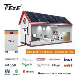 Teze 16kW batteria 16S lifepo4 rs485 CAN per ACCUMULO SOLARE