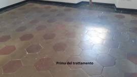 Arrotatura lucidatura cementine pavimenti antichi