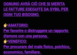 OGNUNO AVRÀ CIÒ CHE SI MERITA SYBIL 3461227782