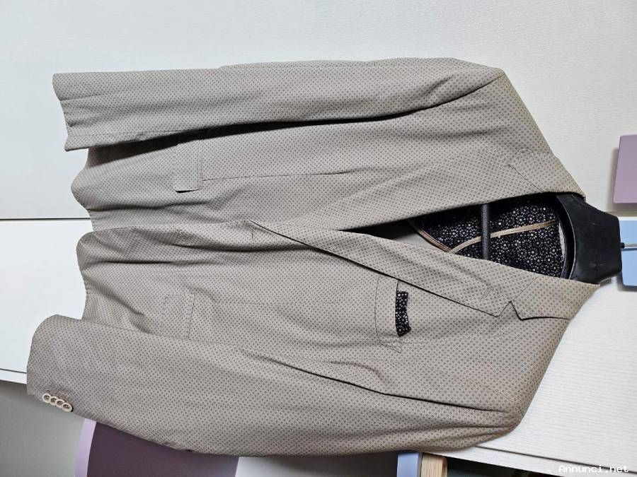 GIACCA UOMO COTONE BLAZER GUTTERIDGE TG. 50 BEIGE