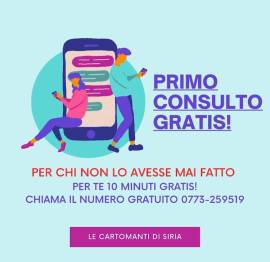 PRIMO CONSULTO DI 10 MINUTI TOTALMENTE GRATUITO