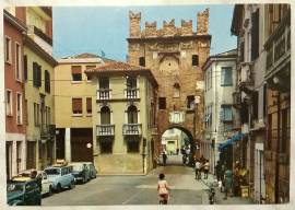 Cartolina non viaggiata Rovigo Porta S.Bartolomeo anni '70 come nuova