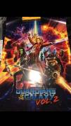 Poster Autografato Guardians of the Galaxy 2   Signed  Pratt Saldana Bautista