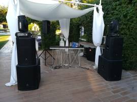 Noleggio 4 casse Amplificate jbl prx 715 per un totale di 6000 watt di picco