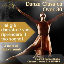 Corso di DANZA CLASSICA Over 30 a Roma