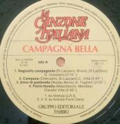 VINILE 33 GIRI LA CANZONE ITALIANA.CAMPAGNA BELLA! C.VILLA/A.TOGLIANI