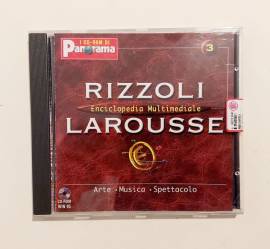 CD-ROM DI PANORAMA N.3 RIZZOLI LAROUSSE ENCICLOPEDIA MULTIMEDIALE ARTE•MUSICA•SPETTACOLO