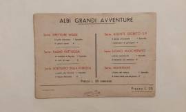 L'UOMO MASCHERATO 1°EPISODIO CASA EDITRICE NERBINI FIRENZE 21 LUGLIO, 1946